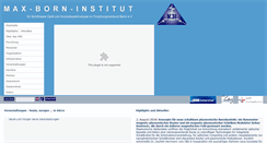 Desktop Screenshot of mbi-berlin.de